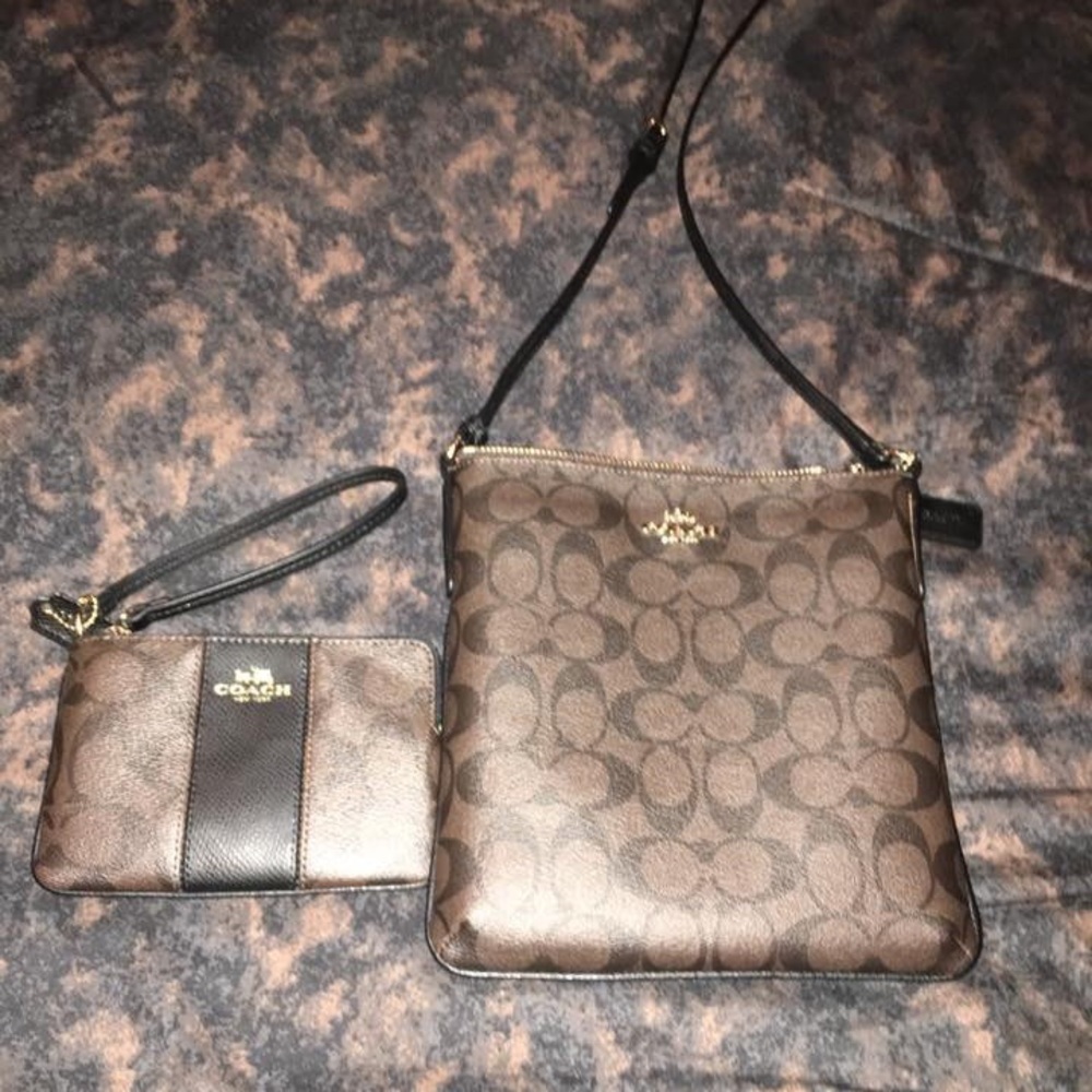Coach coin pouch and purse.
